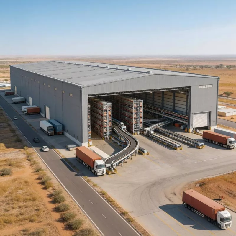 Koje su ključne prednosti montažne konstrukcije logističkog skladišta sa modularnim čeličnim okvirom za distributivne centre e-trgovine?