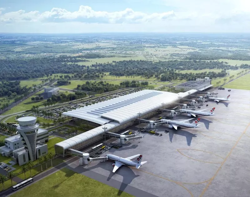 Ekonomični terminal za modularnu čeličnu konstrukciju