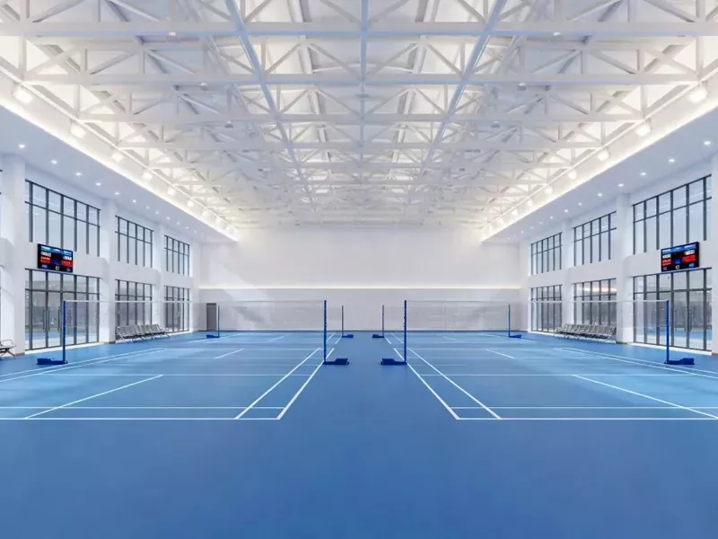 Čelična konstrukcija zatvorene dvorane za badminton