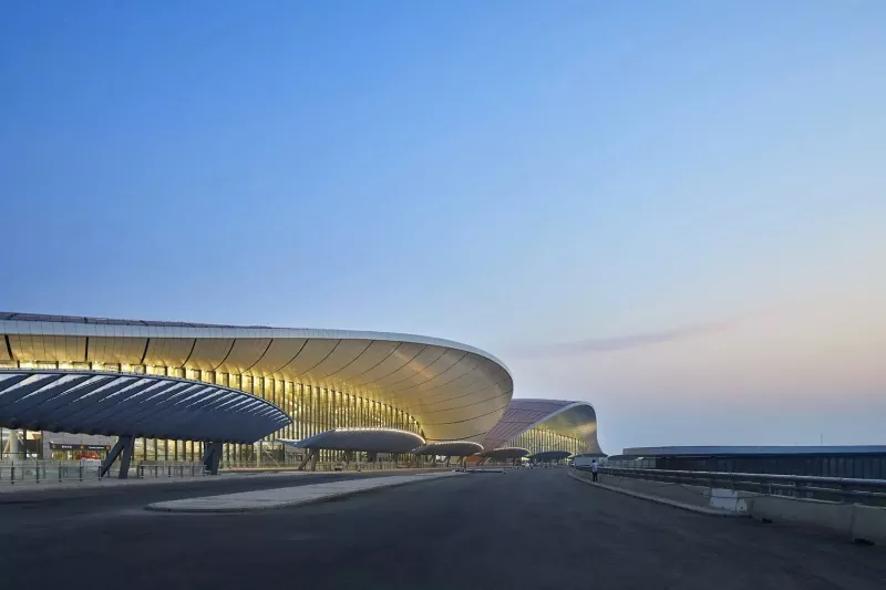 Prefabricirani čelični terminal velikog raspona