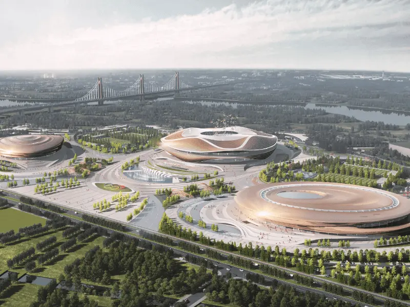 Multifunkcionalni stadion sa čeličnom konstrukcijom