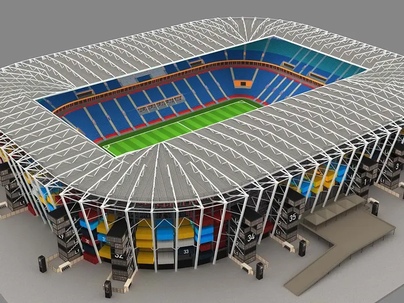 Modularni montažni stadion sa čeličnim okvirom