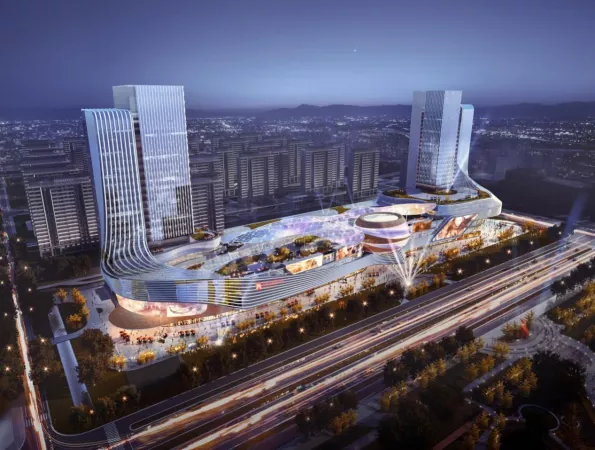 Izgradnja tržnog centra čelične konstrukcije