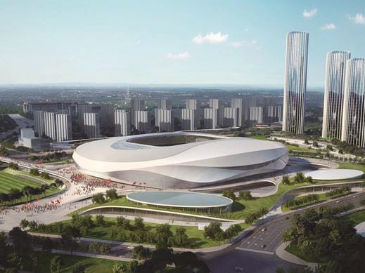 Čelična konstrukcija Brzinsko klizanje Oval