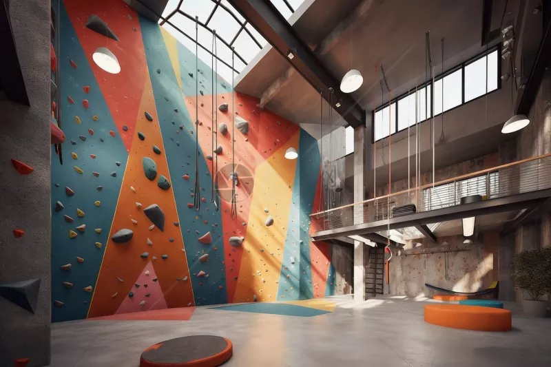 Indoor Climbing Gym sa čeličnom strukturom